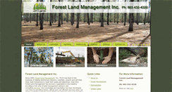 Desktop Screenshot of forestlandmanagementinc.com